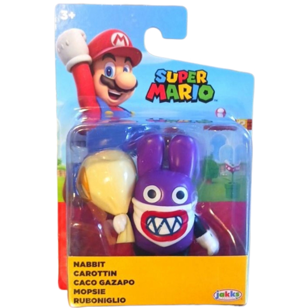 SUPER MARIO NABBIT Figure by Jakks Pacific, 2.5", Purple